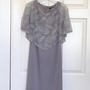 Capelet Overlay Dress
